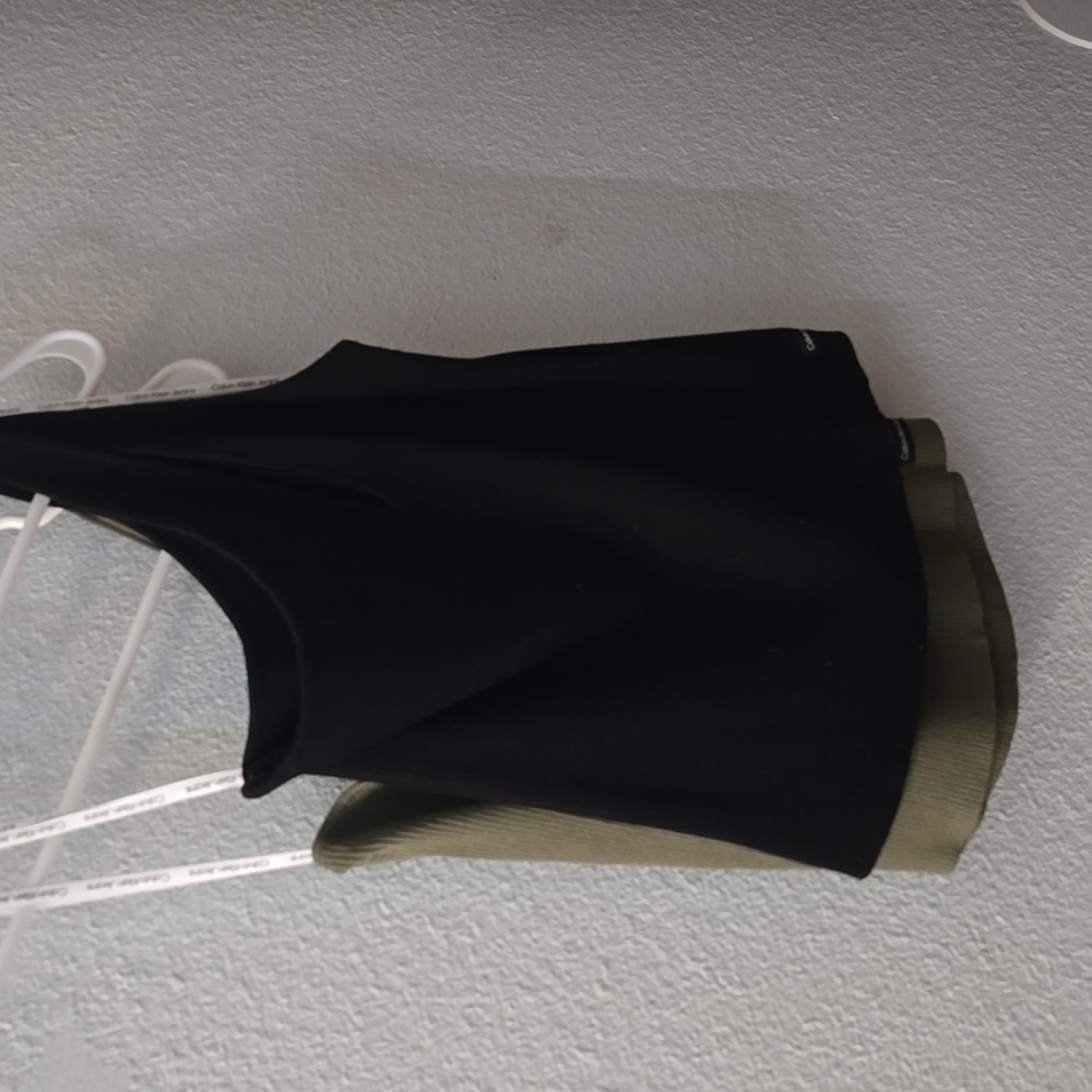 2 Calvin Klein Asymmetrical Sweater Tops